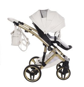 Universalus vežimėlis Junama Candy Premium 2in1, White
