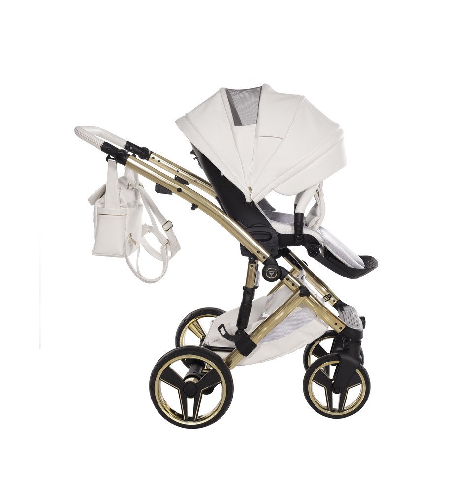 Universalus vežimėlis Junama Candy Premium 2in1, White