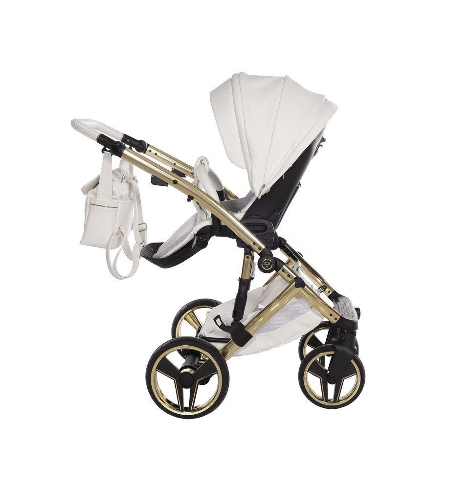 Universalus vežimėlis Junama Candy Premium 2in1, White