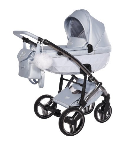 Universalus vežimėlis Junama Candy Premium 3in1, Blue