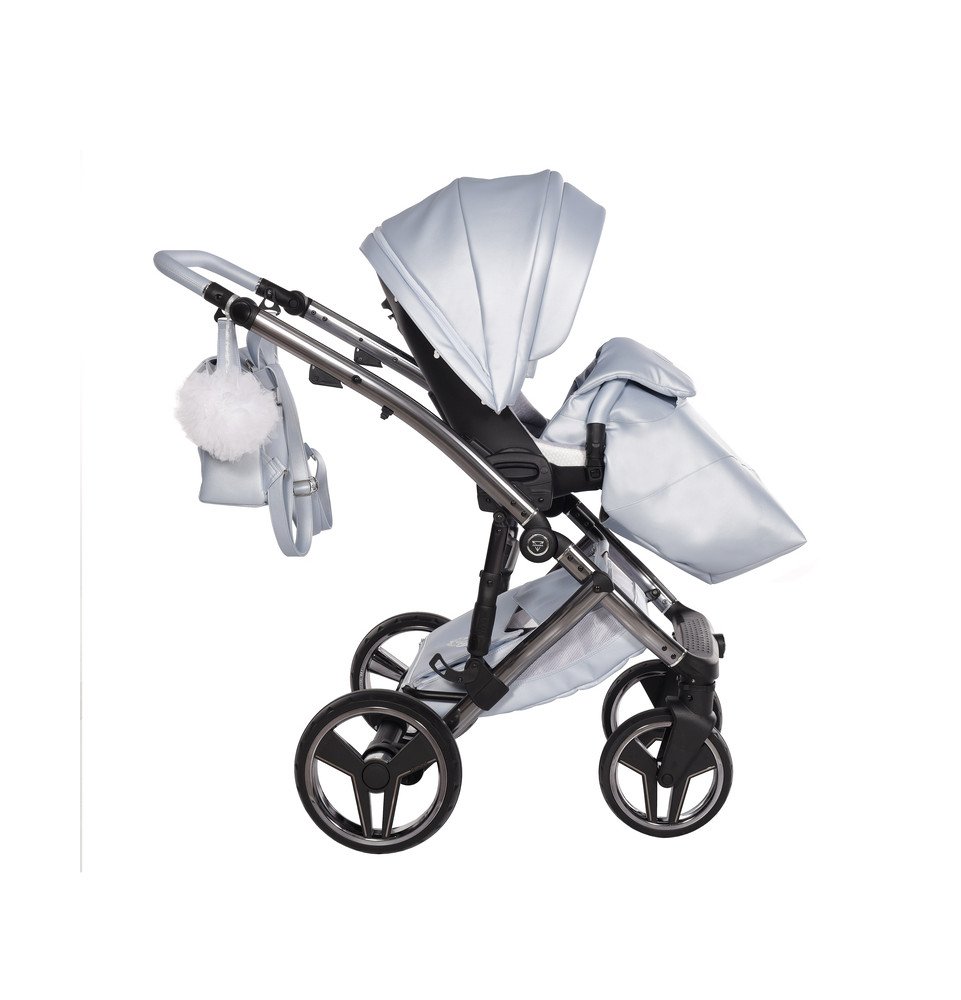 Universalus vežimėlis Junama Candy Premium 3in1, Blue