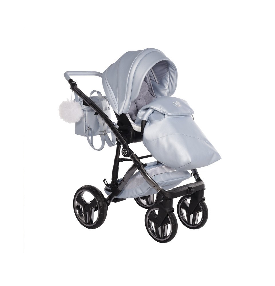 Universalus vežimėlis Junama Candy Premium 3in1, Blue