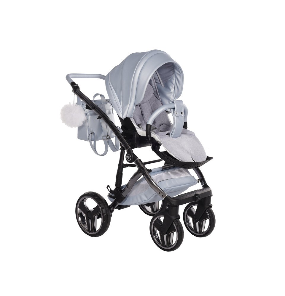 Universalus vežimėlis Junama Candy Premium 3in1, Blue