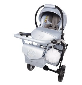 Universalus vežimėlis Junama Candy Premium 3in1, Blue
