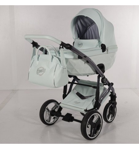 Universalus vežimėlis Junama Candy Premium 3in1, Mint