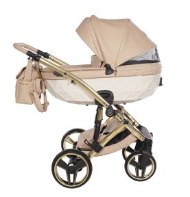 Universalus vežimėlis Junama Candy Premium 3in1, Beige