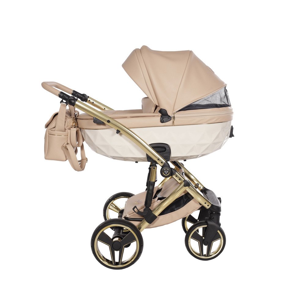 Universalus vežimėlis Junama Candy Premium 3in1, Beige