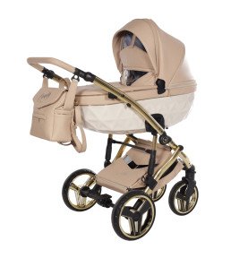 Universalus vežimėlis Junama Candy Premium 3in1, Beige