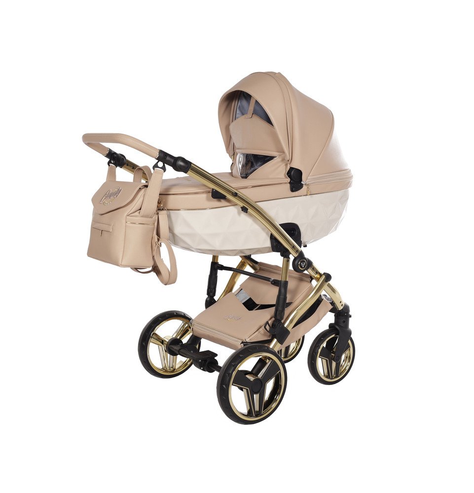 Universalus vežimėlis Junama Candy Premium 3in1, Beige