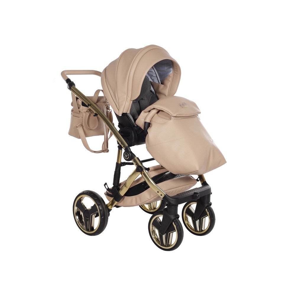 Universalus vežimėlis Junama Candy Premium 3in1, Beige