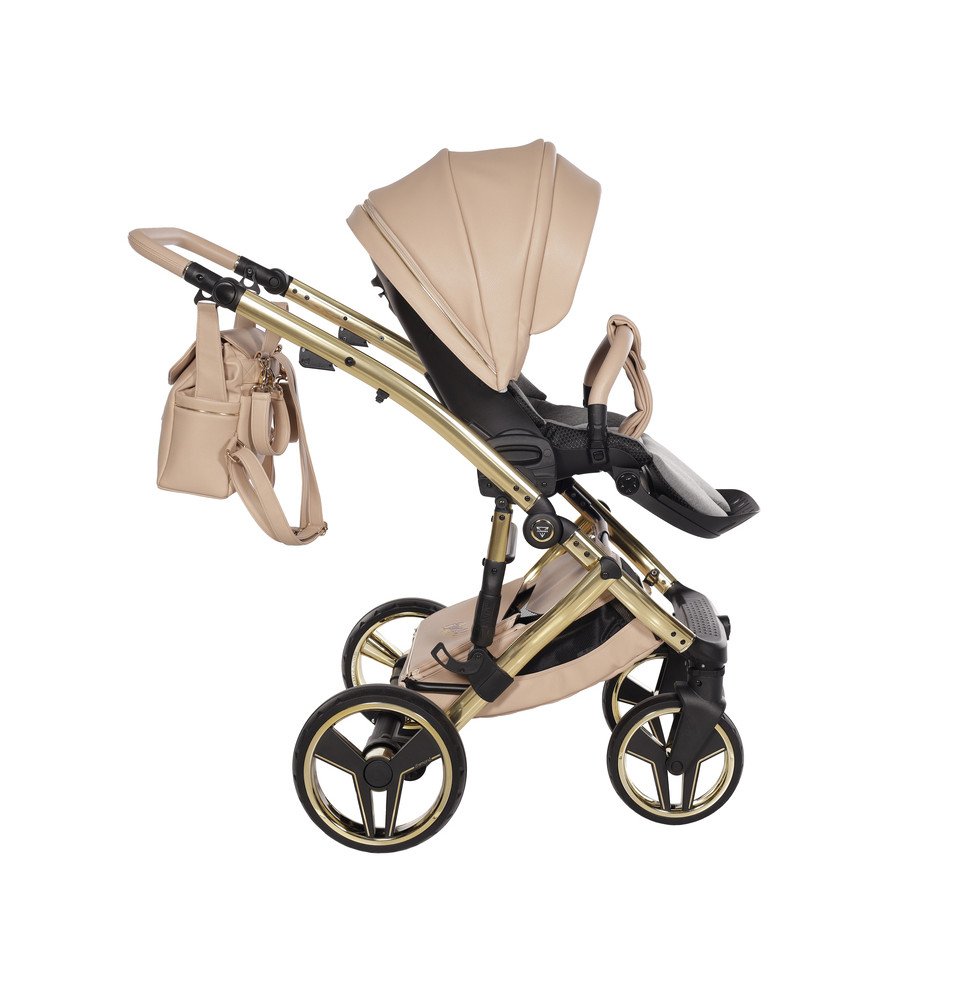 Universalus vežimėlis Junama Candy Premium 3in1, Beige
