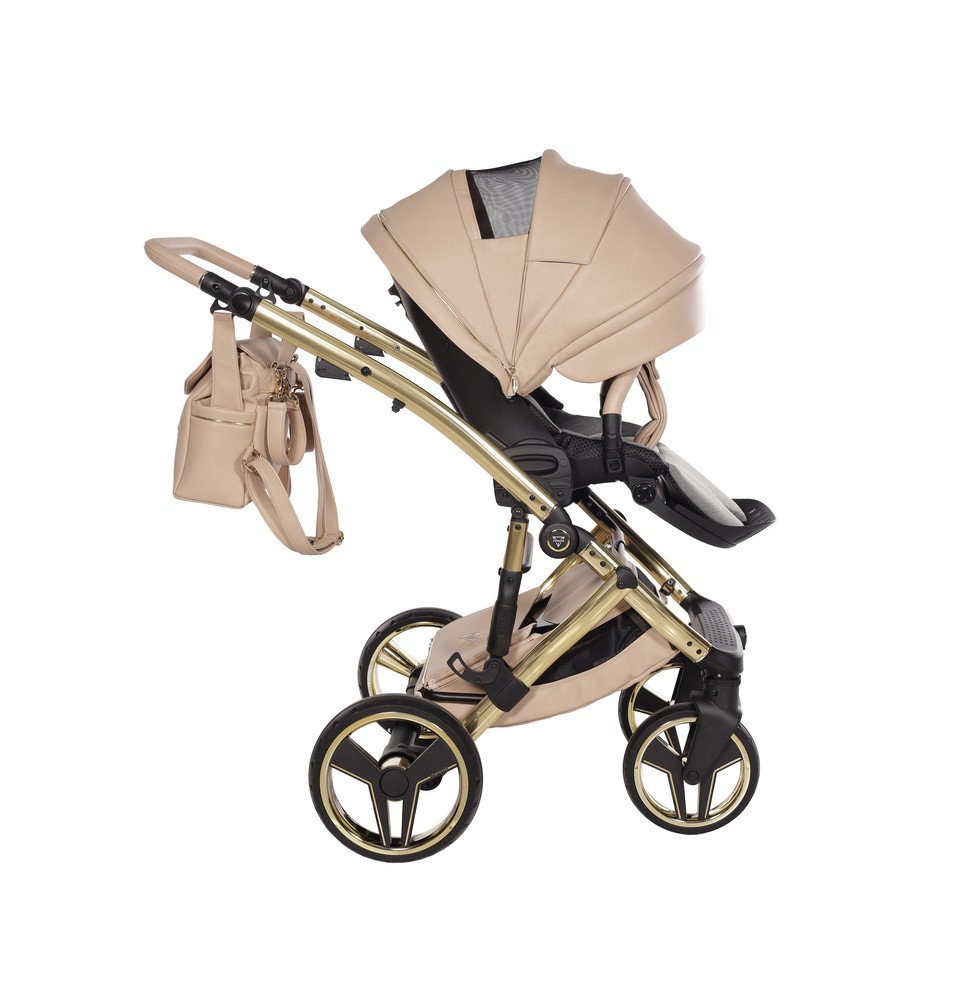 Universalus vežimėlis Junama Candy Premium 3in1, Beige