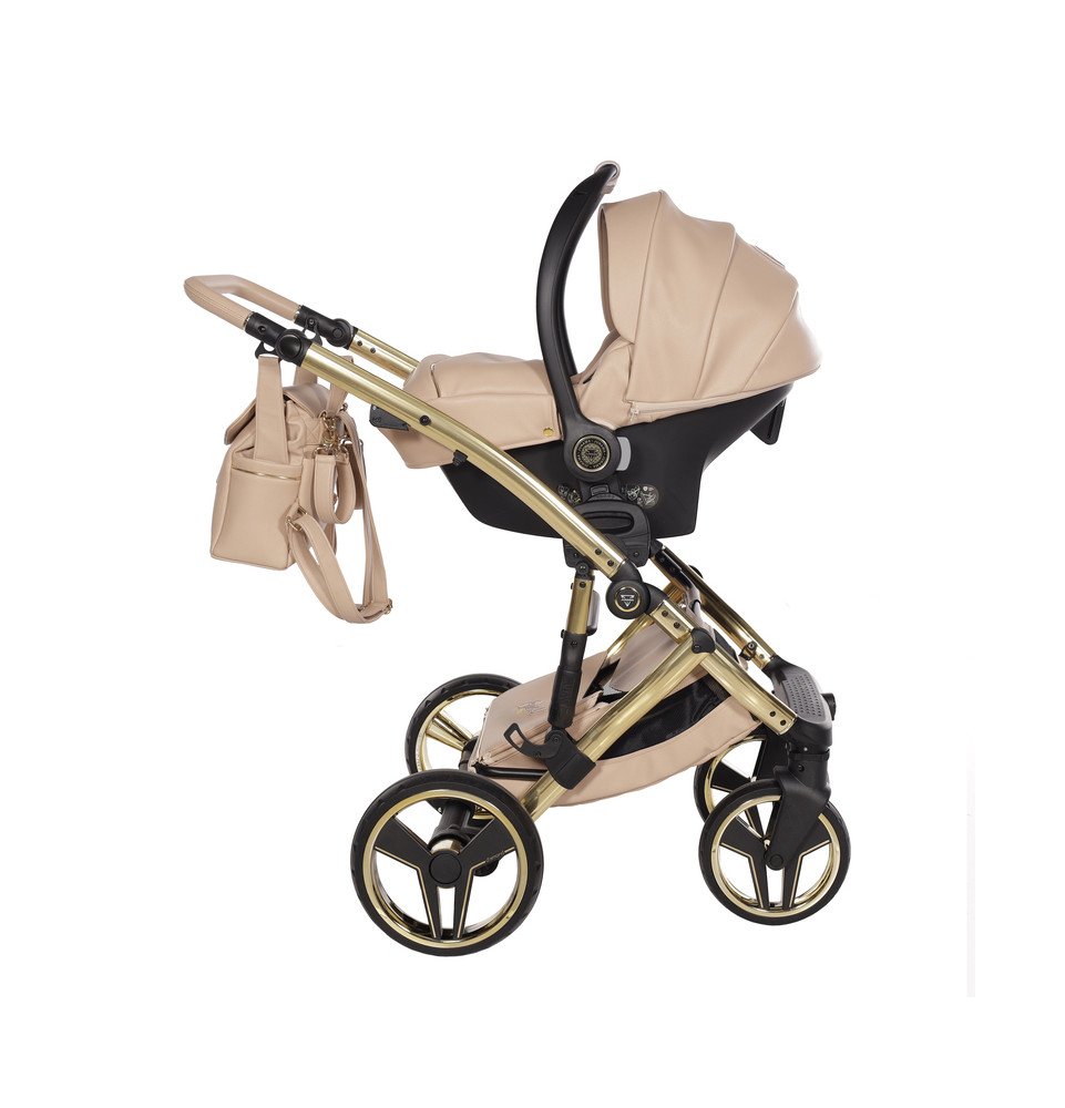 Universalus vežimėlis Junama Candy Premium 3in1, Beige