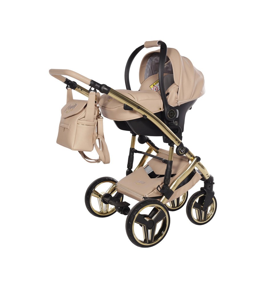 Universalus vežimėlis Junama Candy Premium 3in1, Beige
