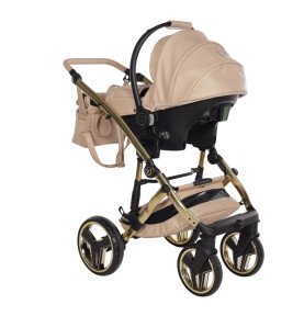 Universalus vežimėlis Junama Candy Premium 3in1, Beige