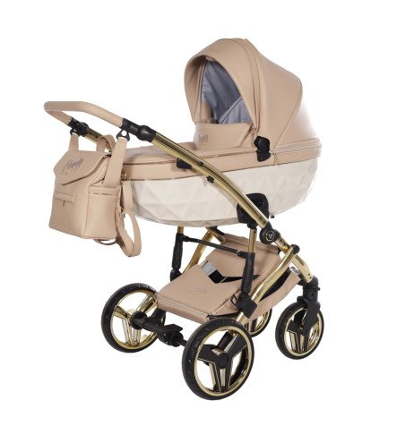 Universalus vežimėlis Junama Candy Premium 2in1, Beige