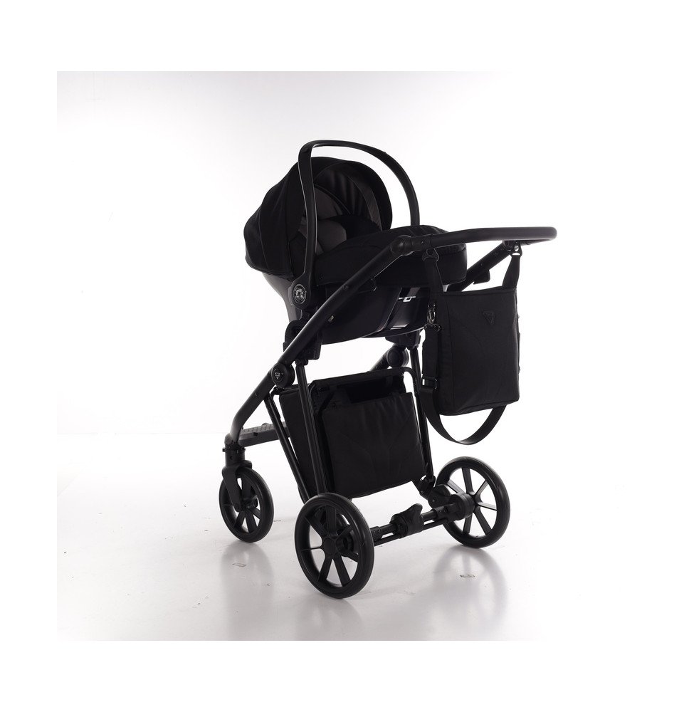 Universalus vežimėlis Junama Smart 3in1, Black