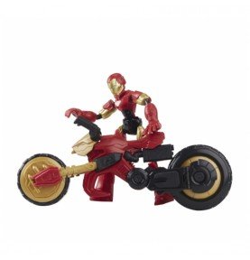 Motociklas su Geležinio žmogaus figūrėle Avengers Bend and Flex