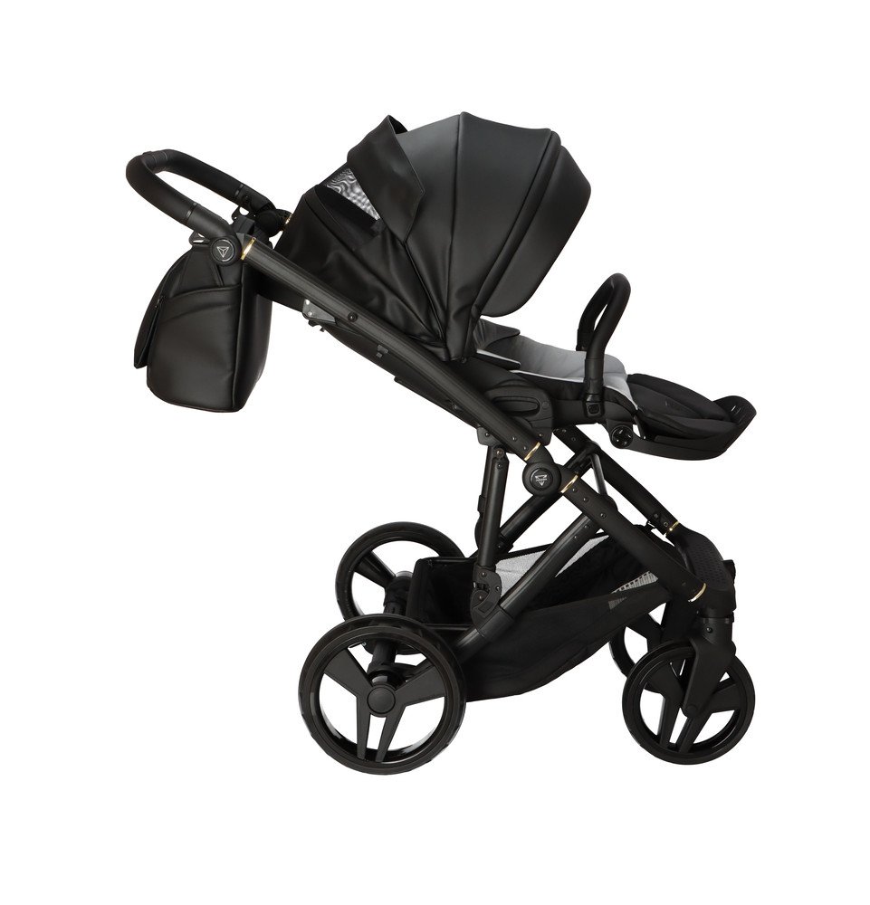 Universalus vežimėlis Junama Diamond Classic 3in1, Black