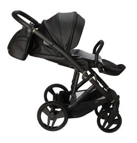Universalus vežimėlis Junama Diamond Classic 3in1, Black