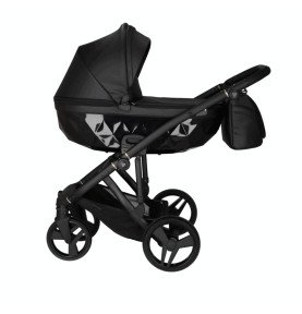 Universalus vežimėlis Junama Diamond Classic 3in1, Black