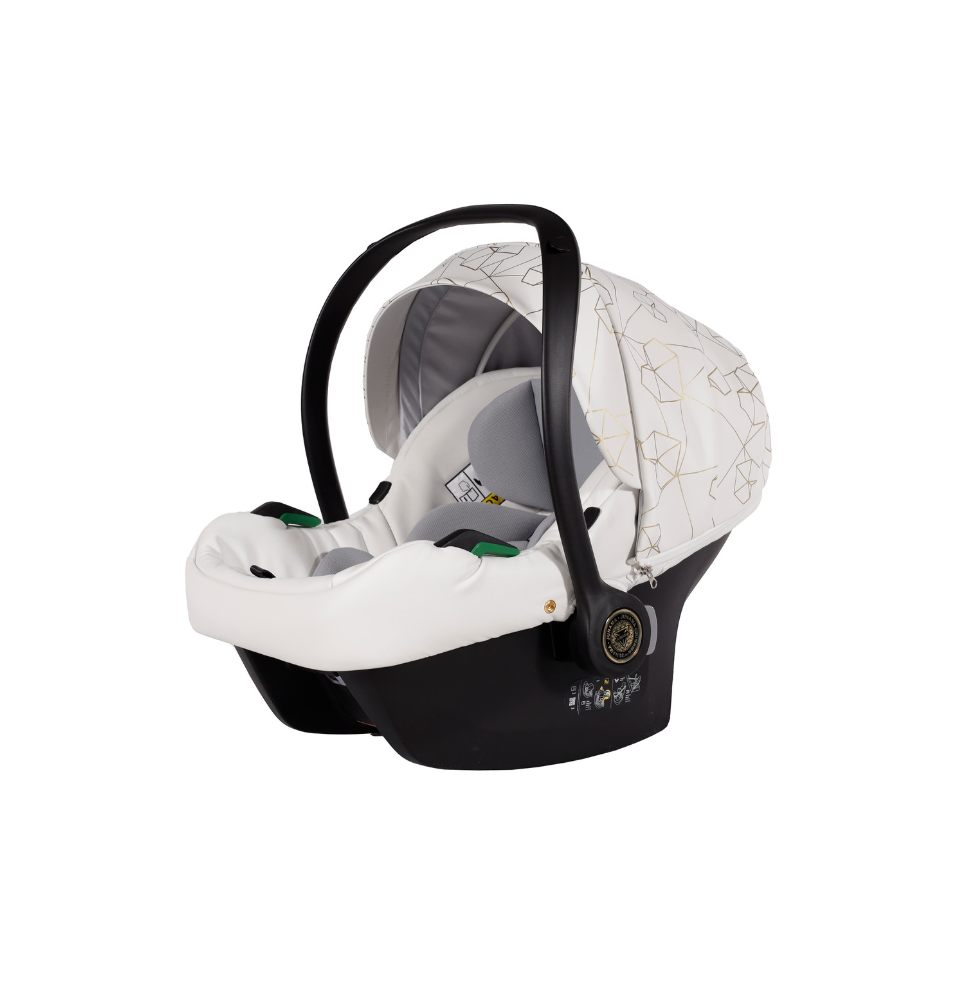 Automobilinė kėdutė Junama Heart, White Gold