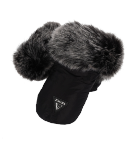 Pirštinės vežimėliui Junama Black Silver