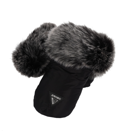 Pirštinės vežimėliui Junama Black Silver