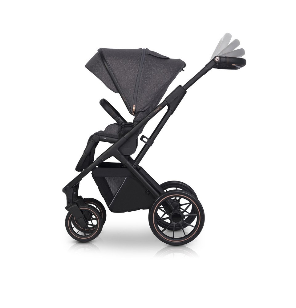 Universalus vežimėlis  Cavoe Axo Shine French Grey