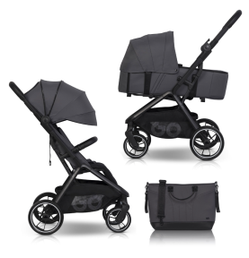 Universalus vežimėlis EasyGo Zoya Cloudy Gray