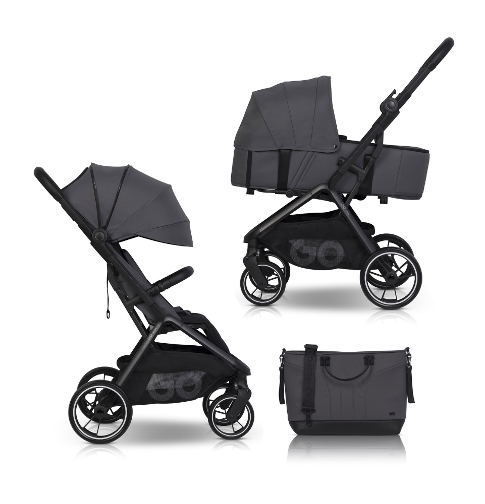 Universalus vežimėlis EasyGo Zoya Cloudy Gray Universalus vežimėlis EasyGo Zoya Cloudy Gray