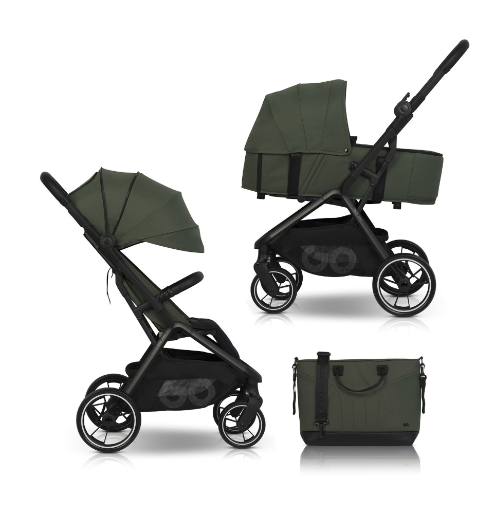 Universalus vežimėlis EasyGo Zoya Jungle Green Universalus vežimėlis EasyGo Zoya Jungle Green