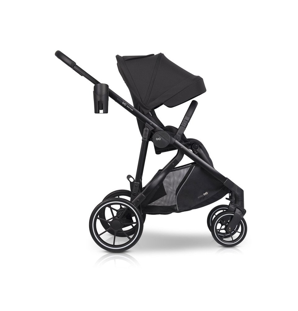 Sportinis vežimėlis EasyGo Duoflex Ebony Black
