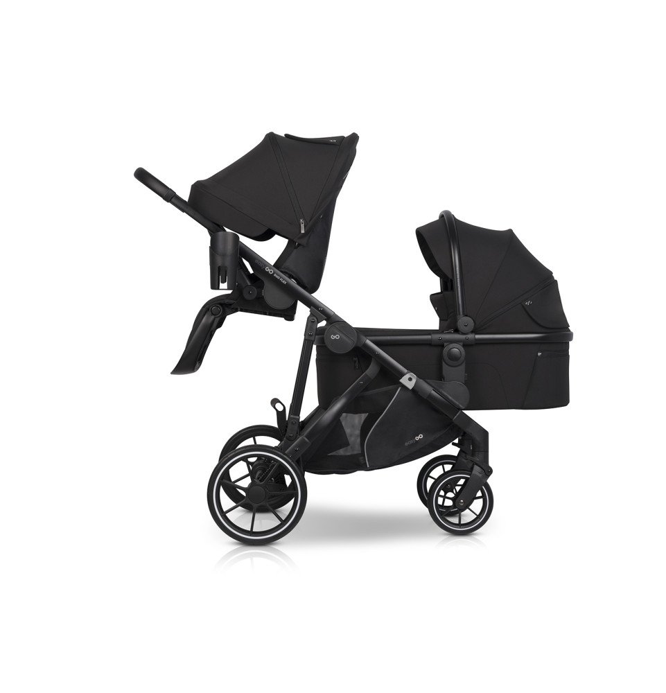 Universalus vežimėlis Easygo Duoflex Ebony Black