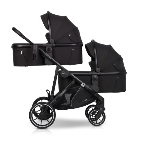 Universalus vežimėlis Easygo Duoflex Ebony Black