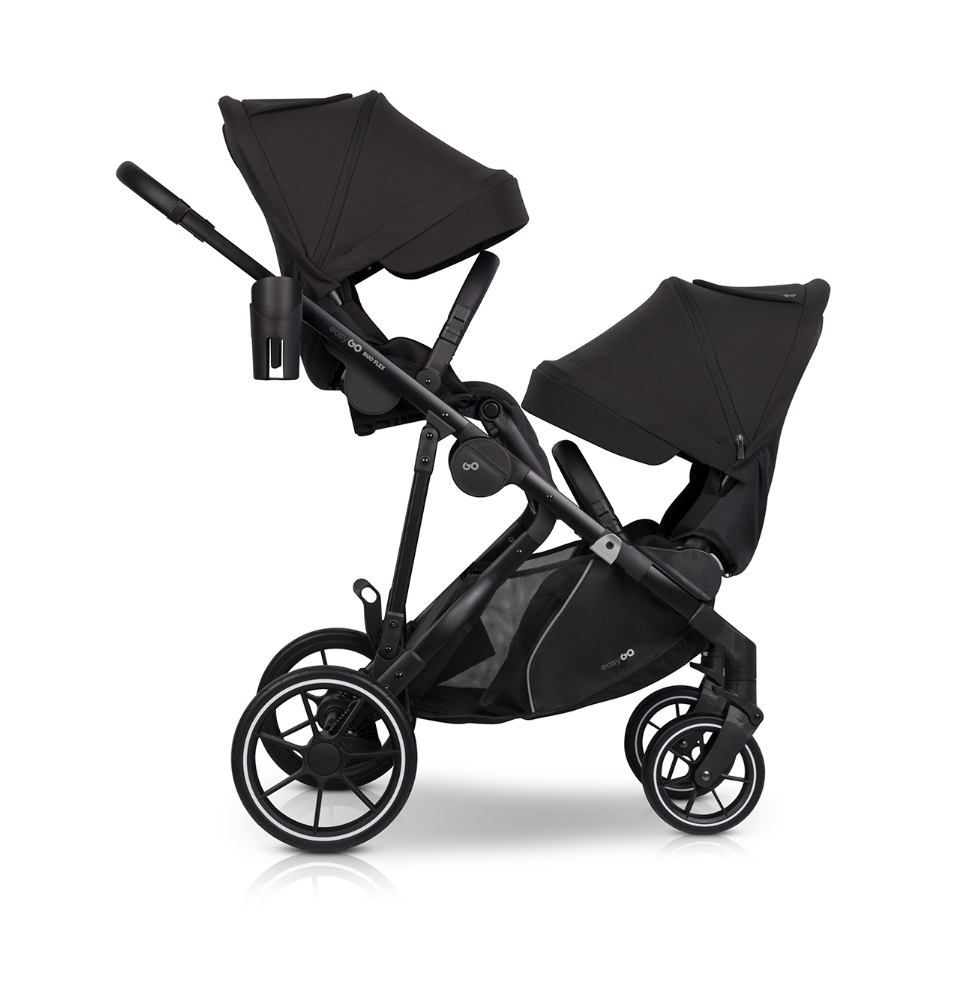 Universalus vežimėlis Easygo Duoflex Ebony Black