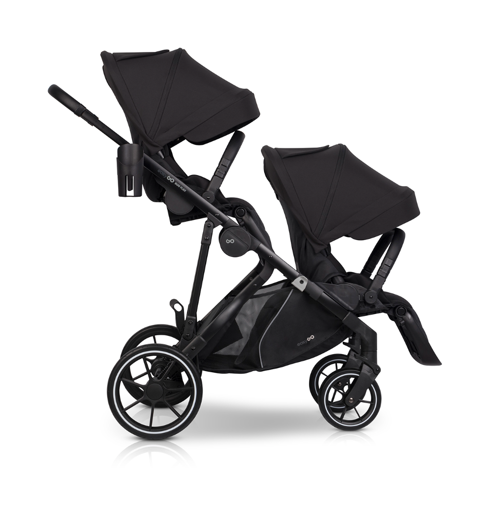 Universalus vežimėlis Easygo Duoflex Ebony Black