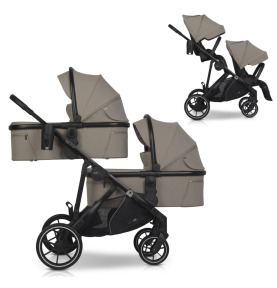Universalus vežimėlis Easygo Duoflex Savana Beige
