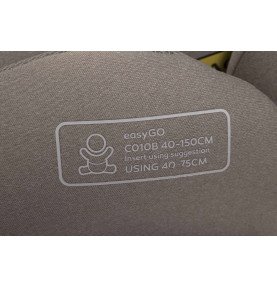 Automobilinė kėdutė EasyGo Buz Pro Body Taupe (0-36 kg)