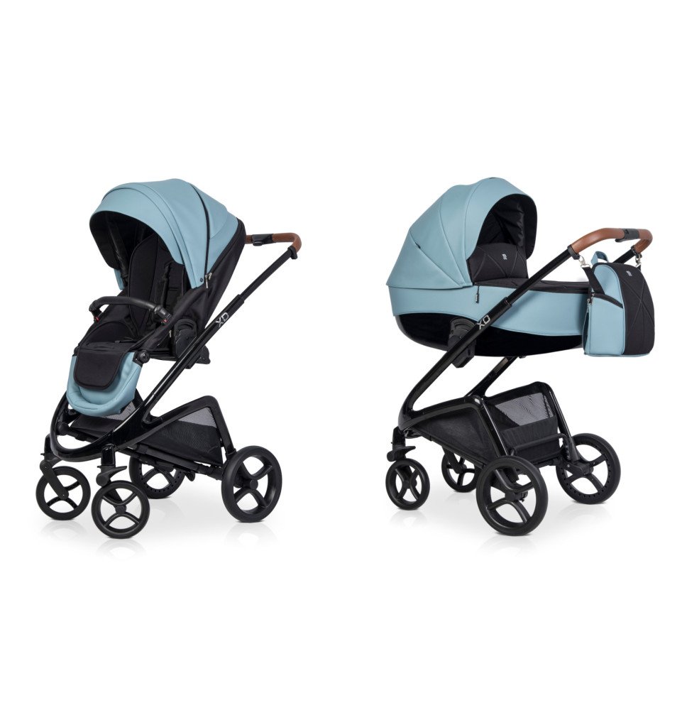 Universalus vežimėlis Riko Black Line Crystal Blue Universalus vežimėlis Riko Black Line Crystal Blue