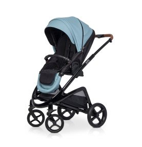 Universalus vežimėlis Riko Black Line Crystal Blue