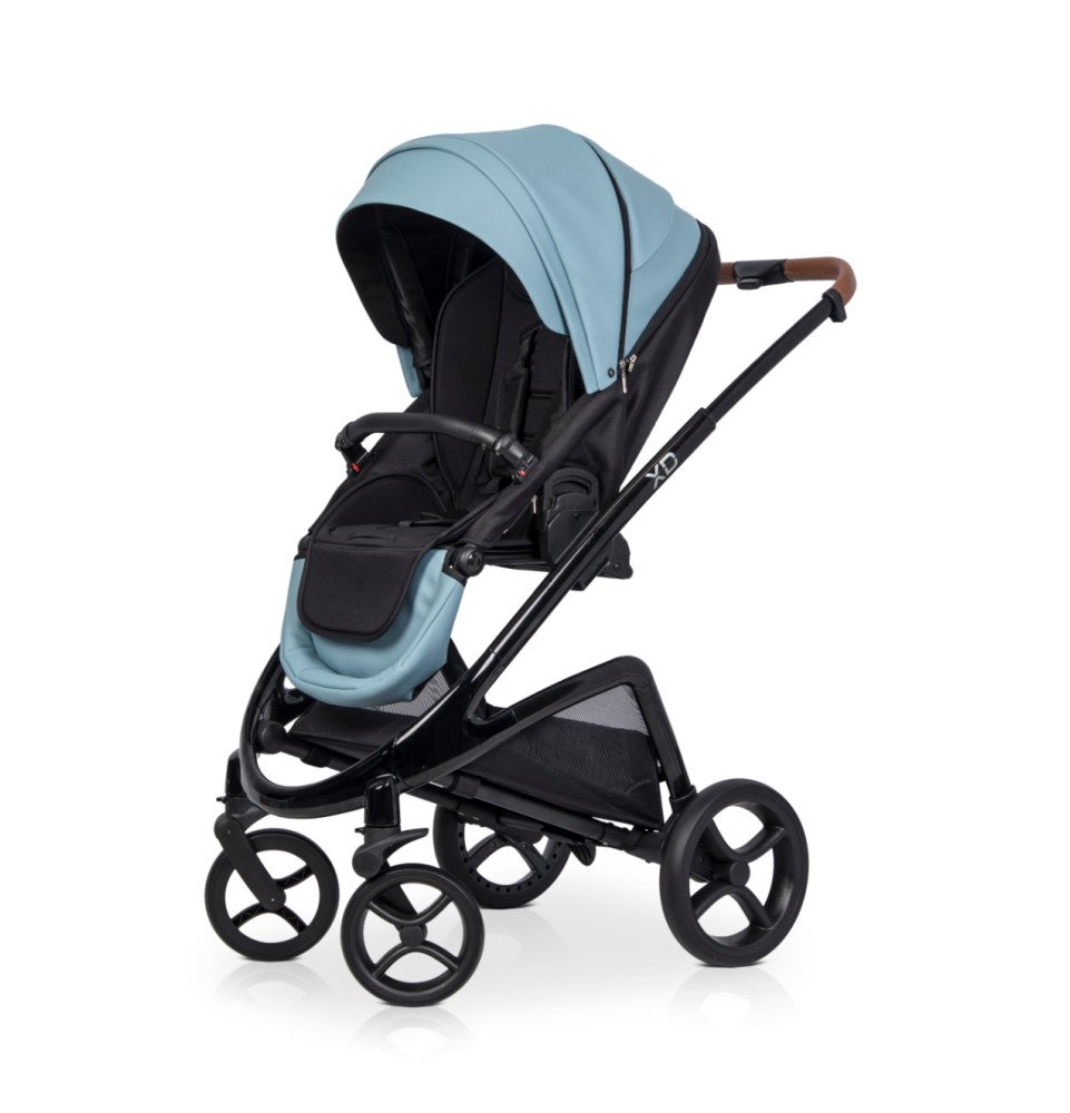 Universalus vežimėlis Riko Black Line Crystal Blue