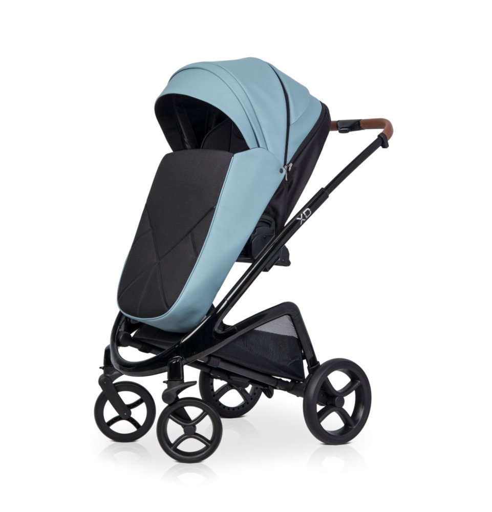 Universalus vežimėlis Riko Black Line Crystal Blue