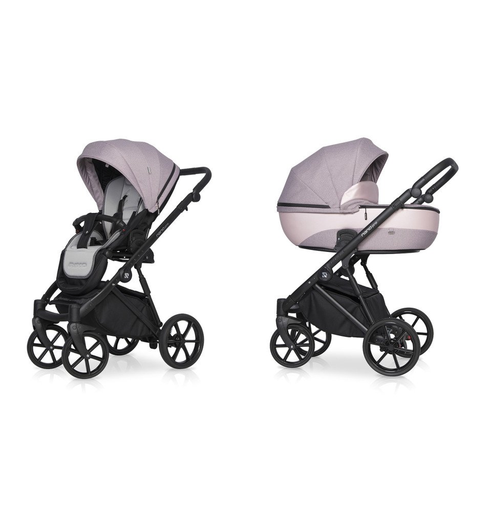 Universalus vežimėlis Nano Pro Pearl Pink Universalus vežimėlis Nano Pro Pearl Pink