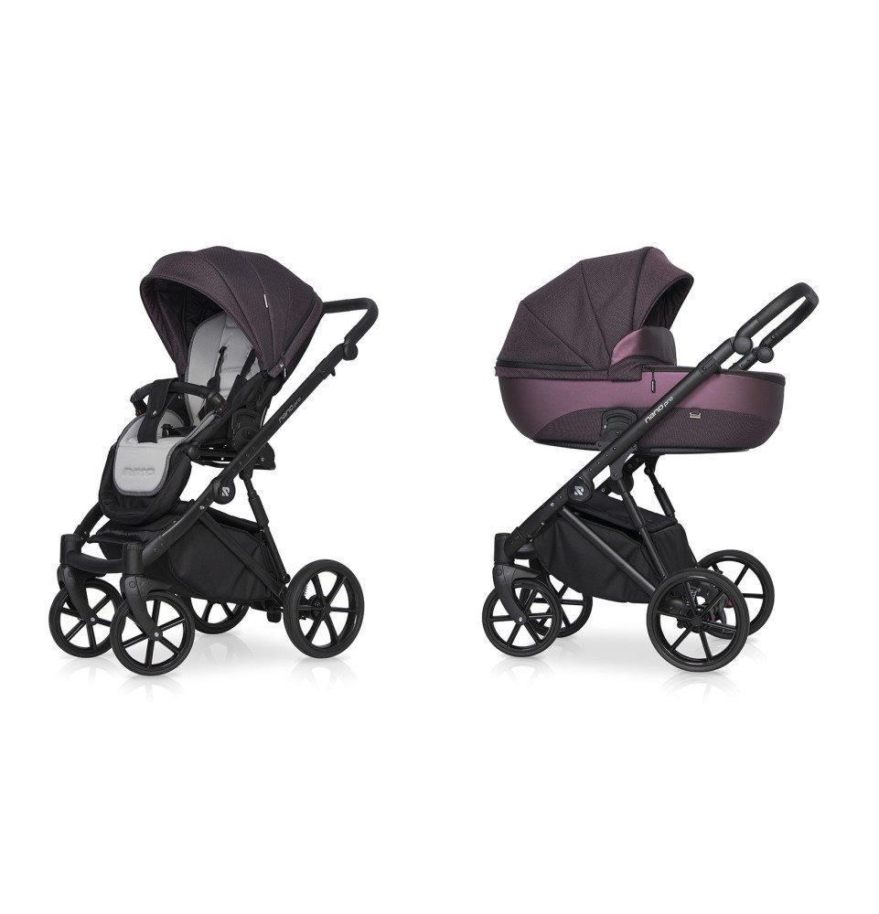 Universalus vežimėlis Nano Pro Plum Universalus vežimėlis Nano Pro Plum
