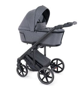 Universalus vežimėlis Coletto Flow 2in1, juodos spalvos važiuoklė FL-01
