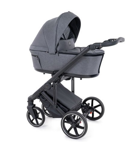 Universalus vežimėlis Coletto Flow 2in1, juodos spalvos važiuoklė FL-01
