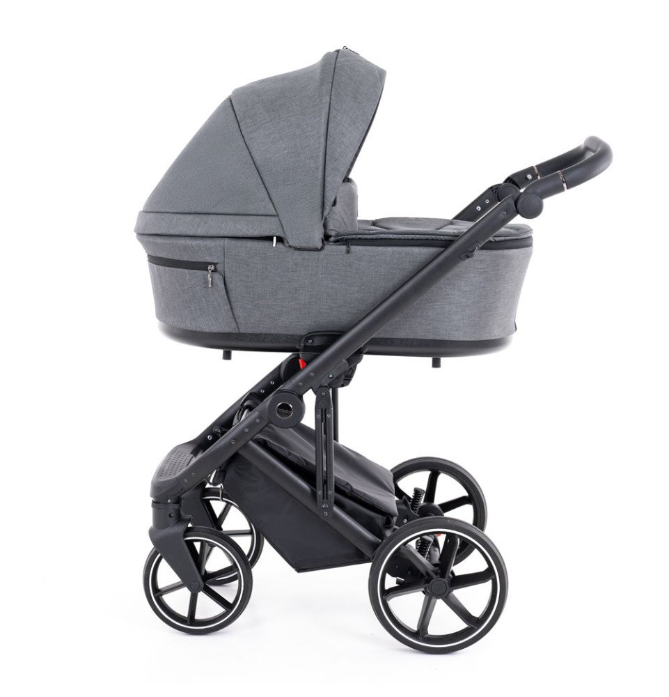 Universalus vežimėlis Coletto Flow 2in1, juodos spalvos važiuoklė FL-03