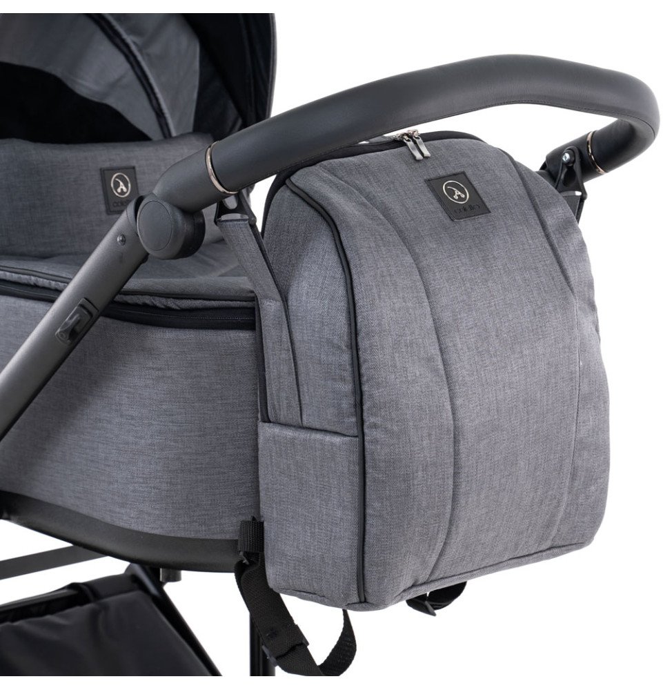 Universalus vežimėlis Coletto Flow 2in1, juodos spalvos važiuoklė FL-03