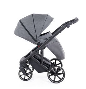 Universalus vežimėlis Coletto Flow 2in1, juodos spalvos važiuoklė FL-03